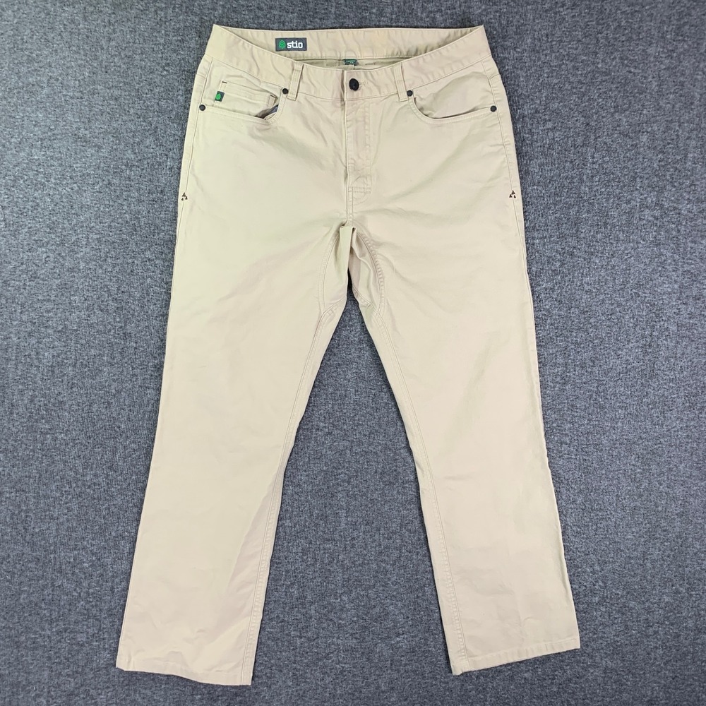 Stio Rivet Canvas Pant Men 34R Jeans Outdoor Hiking 34x28 Casual Workwear